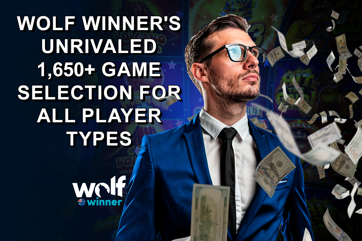 Wolf Winner's Unrivaled 1,650+ Game Selection for All Player Types